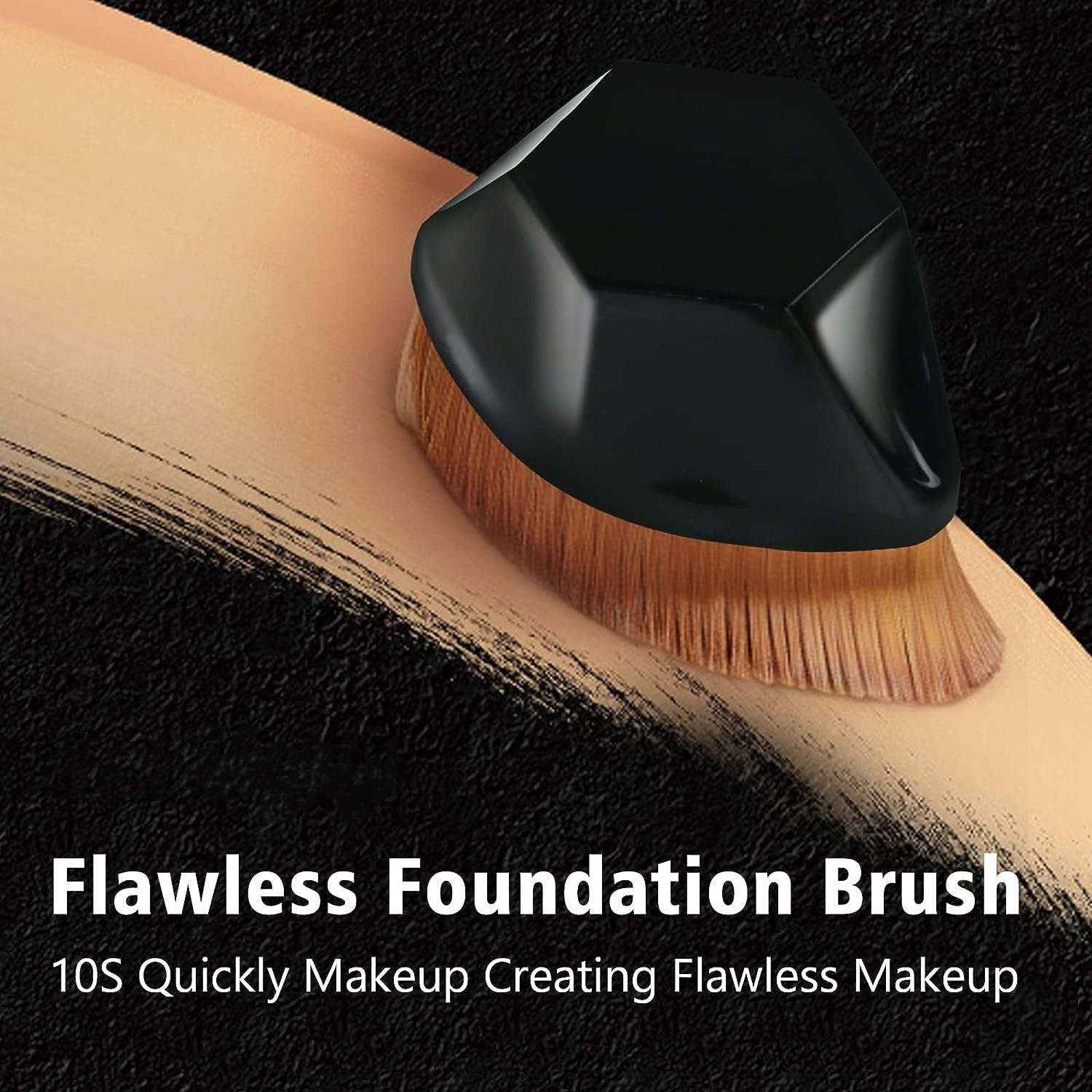 Hot Selling Beauty 55 Magic Single Foundation Brush Flat BB Cream Kabuki Makeup Foundation Brush