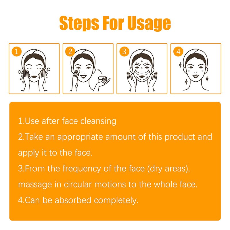 OEM/ODM Organic Natural Turmeric cream Skin Care Set Brightening Tumeric Face Cream Anti Aging Whitening cream