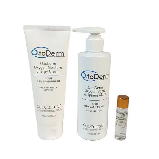 O2 to Derm Face cream skin cleaning oxygen facial liquid facial cream skin care whitening