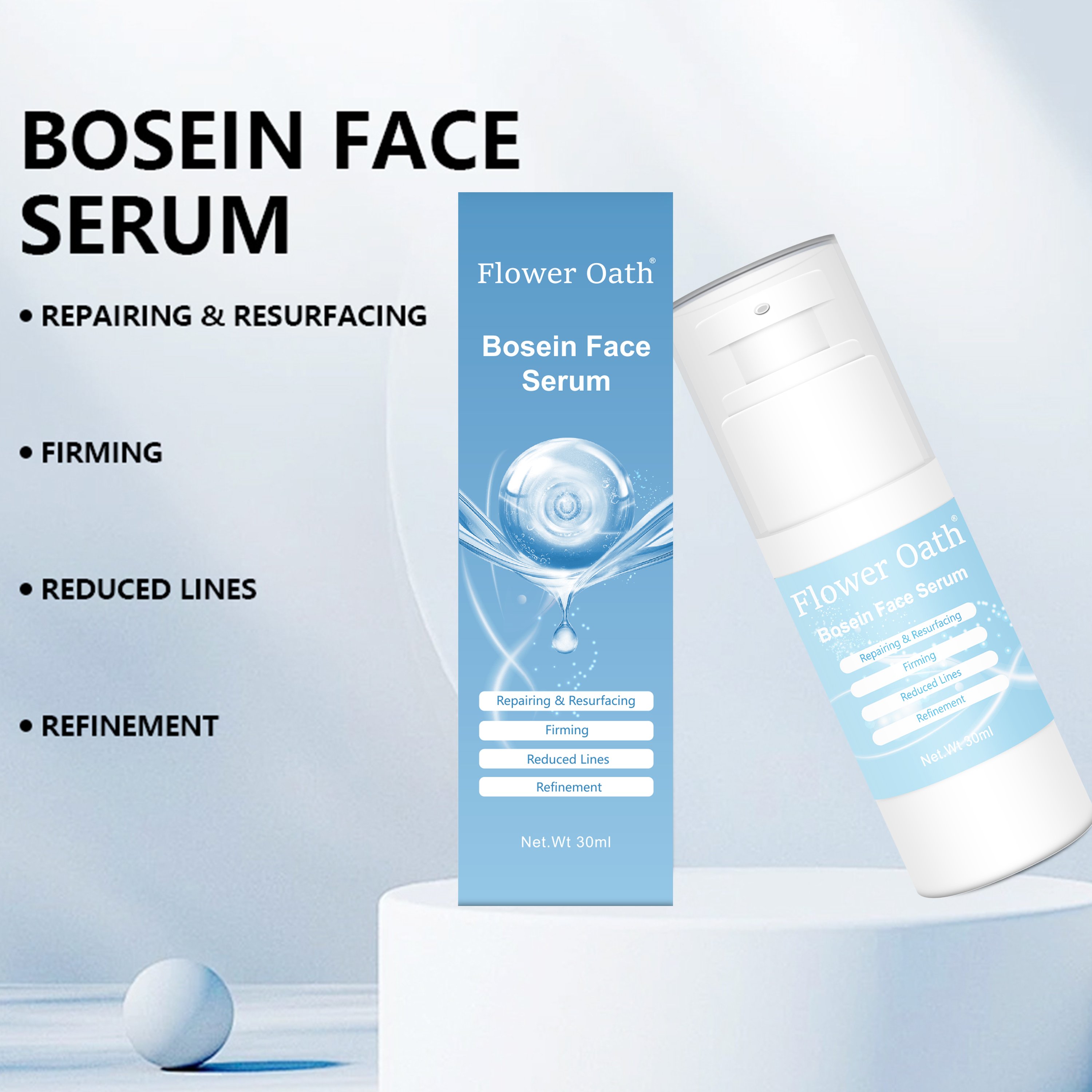 Oem/odm Hot Sell Korean Cosmetics Skin Care Hyaluronic Acid Whitening Bosein Cream Anti Wrinkles Moisturizing Face Cream
