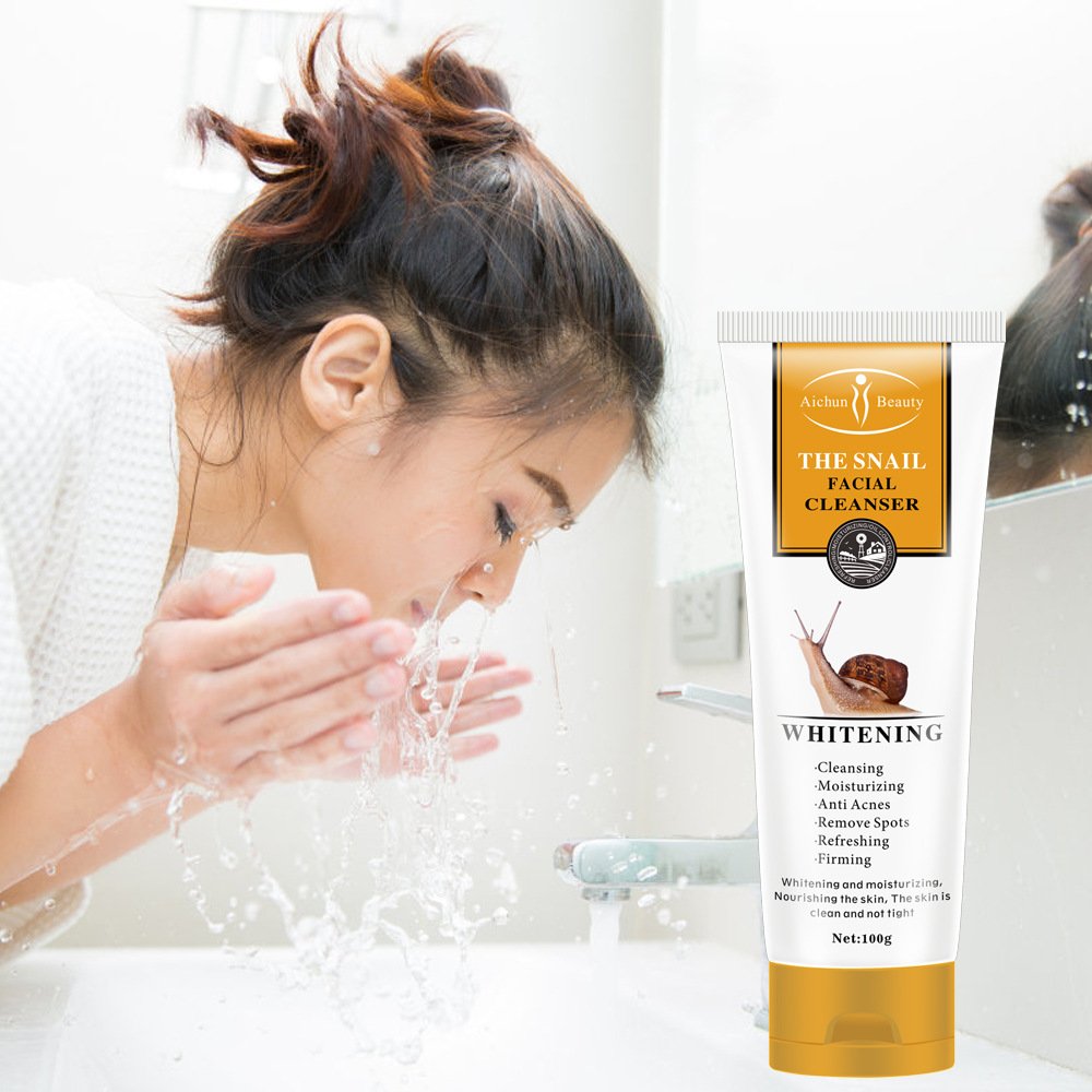 Snail Original Liquid Facial Cleanser Facial Cleansing and Refreshing 100g Facial Cleanser