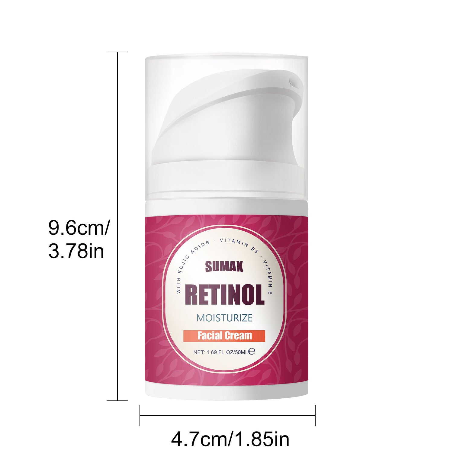Custom OEM Skin Care Women Face Cream With Vitamin E Kojic Acid Glow Skin Dark Spots Reduce Better Skin Texture Retinol Cream