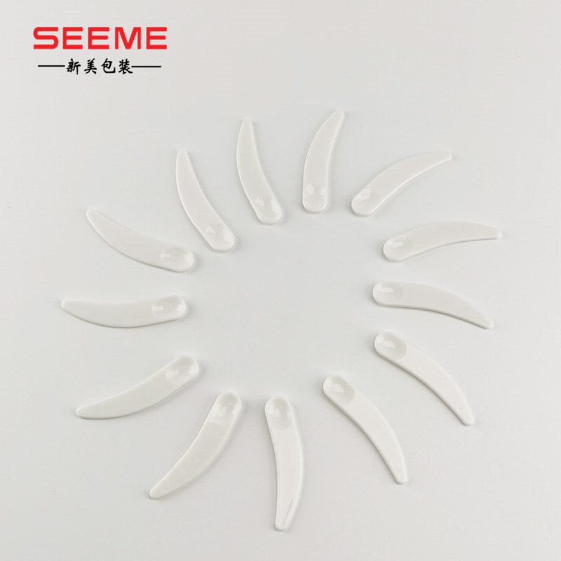 Wholesale popular colorful small luxury face cream plastic spatula for cosmetic