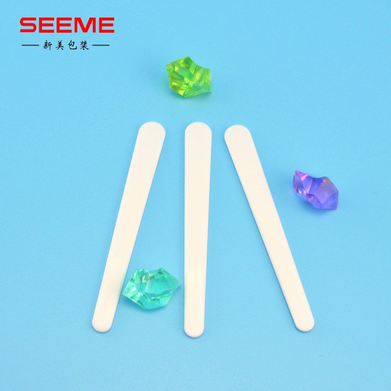 Wholesale popular colorful small luxury face cream plastic spatula for cosmetic