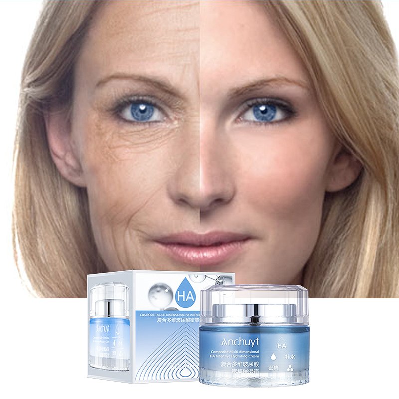 Anchuyt Natural Hyaluronic Acid Whitening Face Cream Anti Aging Firming Remove Sopts Moisturizing Whitening Face and Body Cream