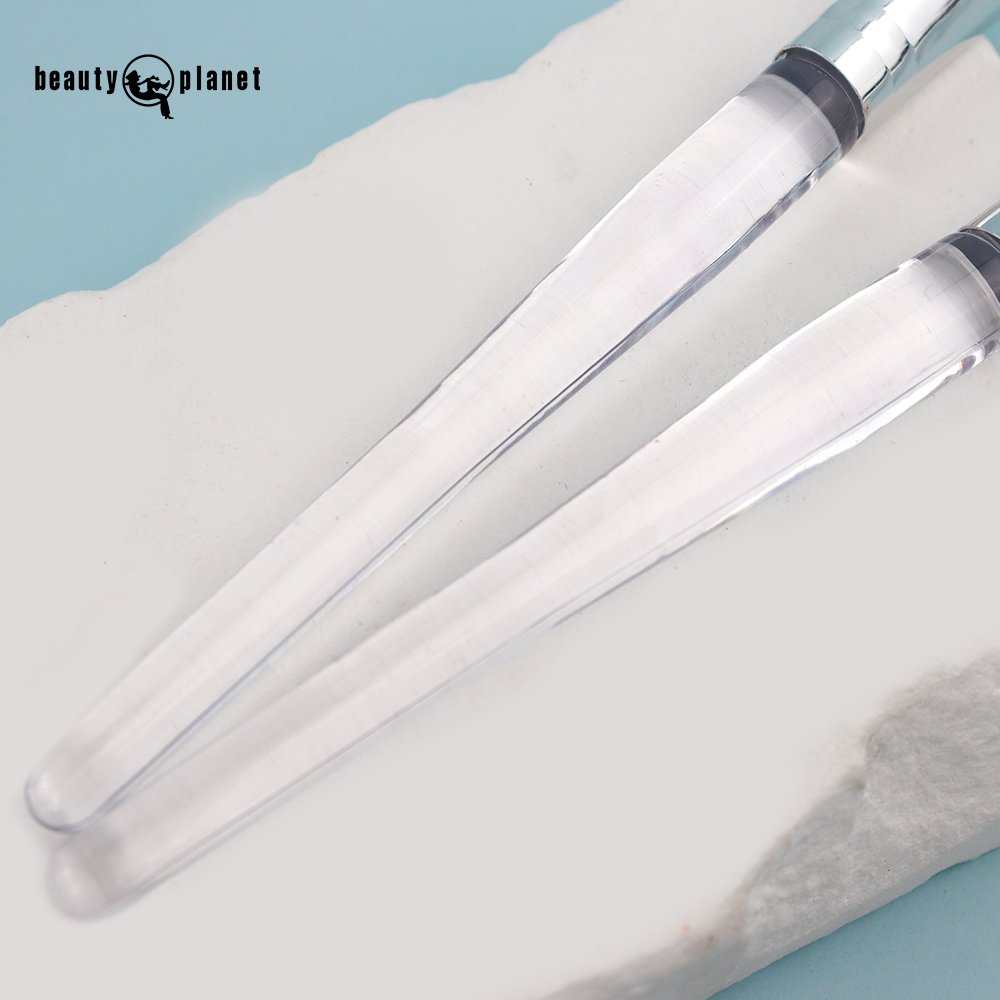 Beauty Planet Custom Face Cream Clay Brushes For Mask Wholesale Beauty Spa Tools Nylon Hair Clear Handle Facial Cleaning Brush
