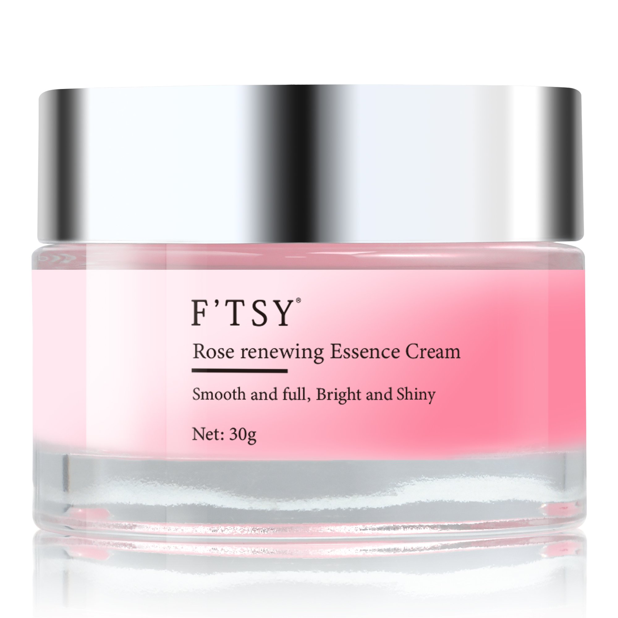 Factory OEM ODM Pink Rose Cream Moisture Lightening Cream Vitamin C Rose Moisturizer Face Cream