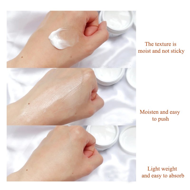 100% Plant Brightening Anti Aging Squalane Facial Cream with Vitamin E Hyaluronic acid Skin Care Face Moisturizer Private Label
