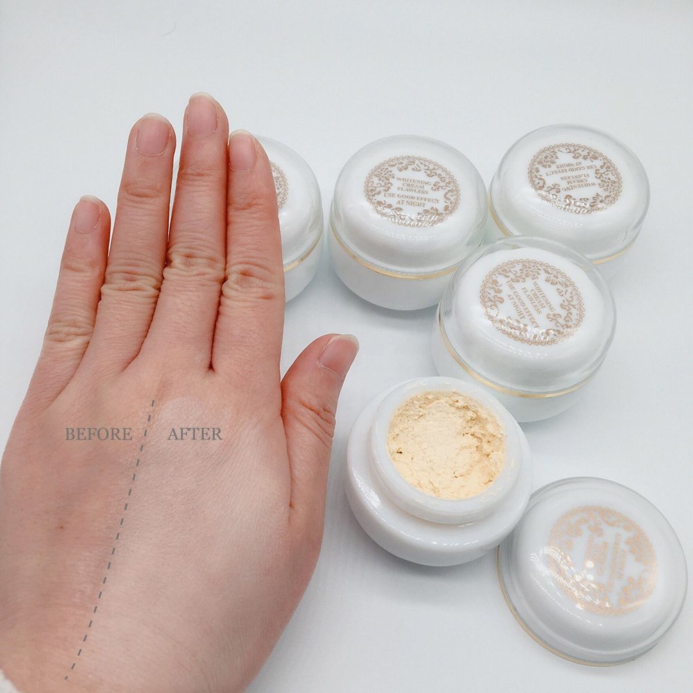 With licorice pearl placenta extract radiant whitening face cream