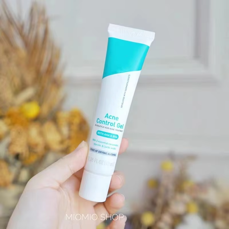 SA 40ml Acne Control Gel Moisturizing Face Cream with Vitamin C Organic & Vegan Ingredients Anti-Aging & Hydrating Properties
