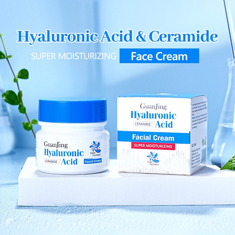 Custom face cream skin care moisturizer anti aging facial hyaluronic acid face cream for dry skin