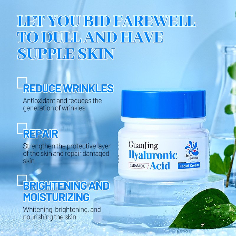 Custom face cream skin care moisturizer anti aging facial hyaluronic acid face cream for dry skin