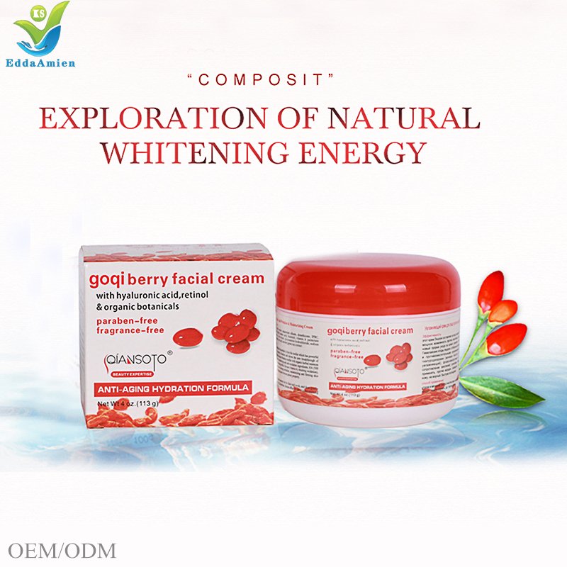 Skin care products Anti-aging anti-radiation Goqi berry facial cream whitening and nourishing 2 in 1 day and night face cream