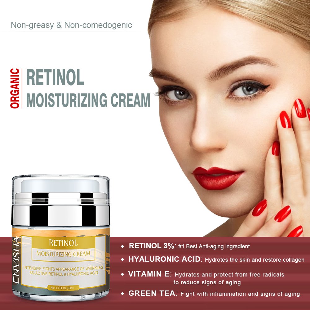 Beauty Retinol Face Cream Best Private Label Collagen Anti Wrinkle Organic Skin Care Natural Free Sample