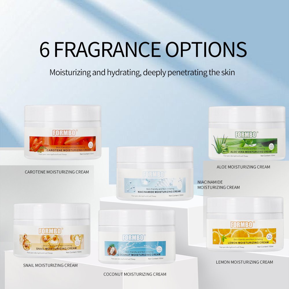 Custom Logo Wholesale Skin Friendly Hydrating Moisturizing Nourishing Whitening Aloe Vera Vitamin C Face Cream 100ml