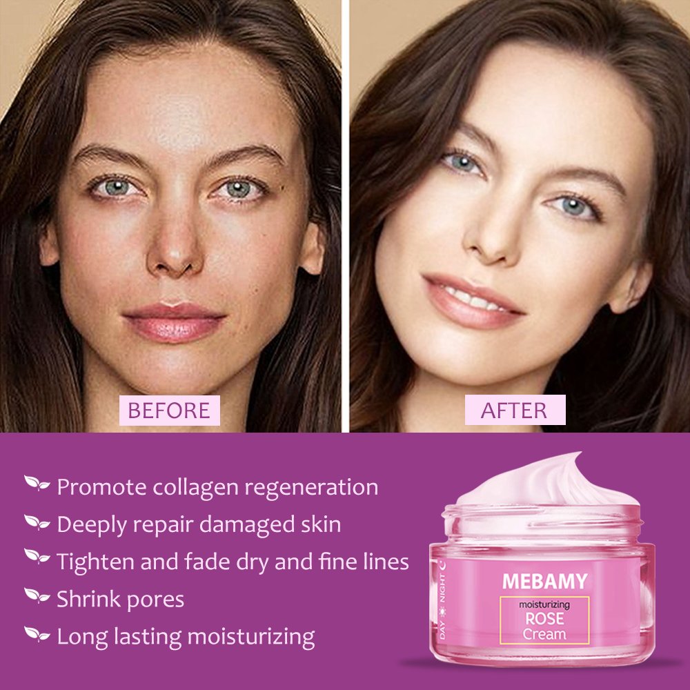 Private Label Organic Skin Care Moisturizing And Soothing Rose Face Cream For Day And Night Face Cream & Lotion (new)