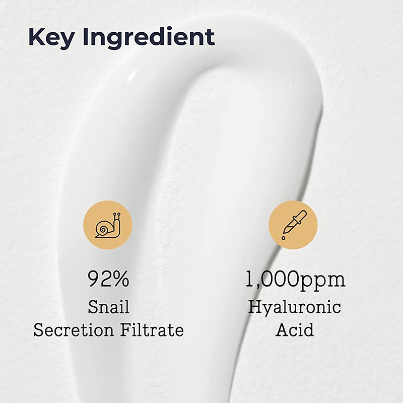 Private Label Korean Snail Mucin Moisturizer Micromolecule Hyaluronic Acid Snail Repair Soothes Essence Face Cream