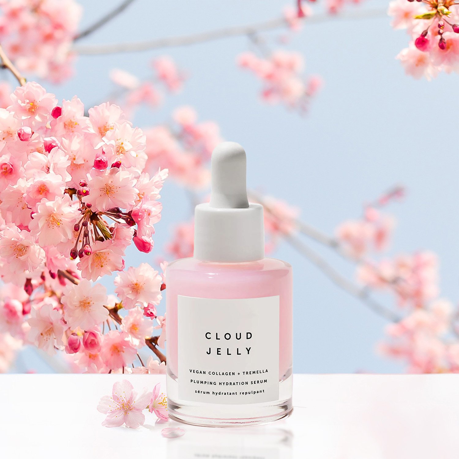 Beauty Private Label Skin Care Kit Anti-Aging Deep Cleaning Firming Moisturizer Pink Cloud Creamy Jelly Skin Care Set
