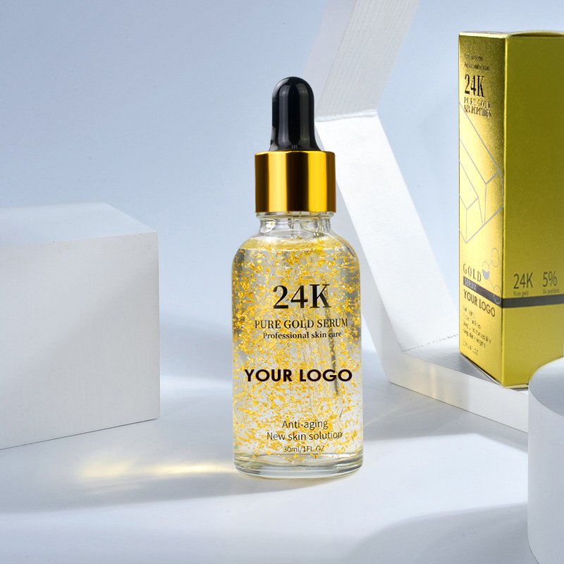 24k Glod face Serum Deep Moisturize Brightening Whitening Anti Aging Facial Essence Anti-wrinkle Serum Skin Serum Nourish Firm