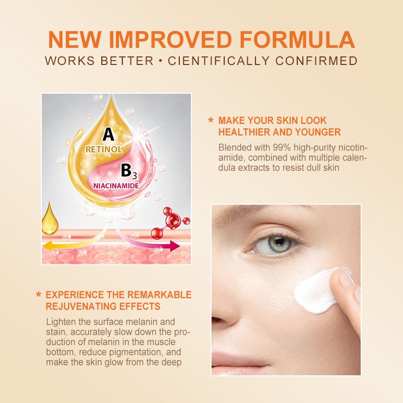 Hot selling niacinamide marigold face cream Private label organic Firming Whitening Moisturize Dark Spots Removal face cream