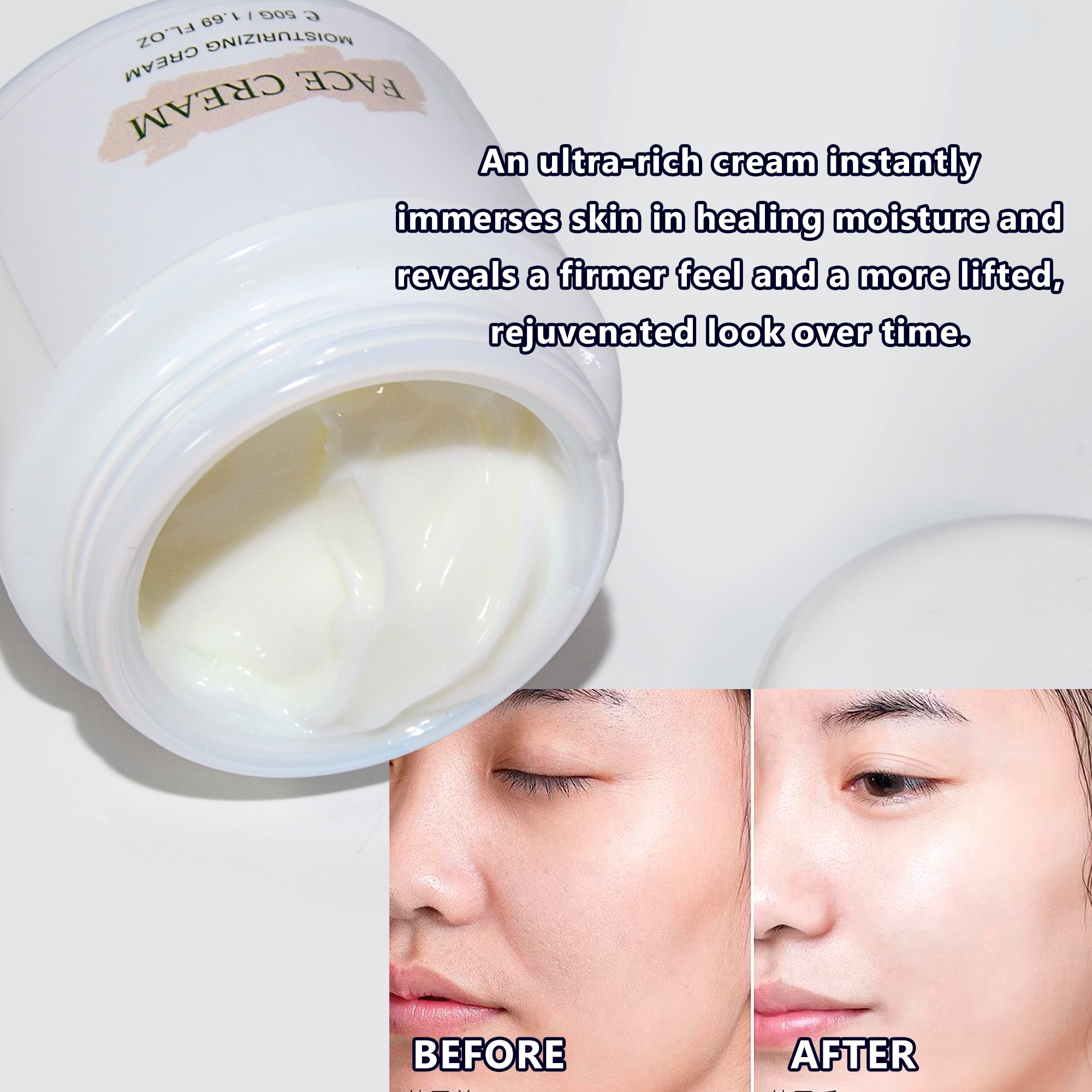 OEM ODM Private Label Moisturizing Anti-aging Night Face Cream Best Face Cream For Fair Skin
