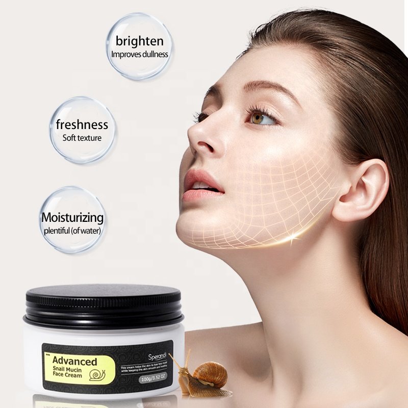 Cosmetic Best Brightening Repairing Hyaluronic Acid Wrinkle Remover Anti Acne Whitening Snail Lotion Face Cream For Glowing Skin