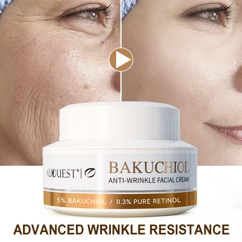 Custom logo bakuchiol anti warinkle facial cream Private label orgnaic Moisturizing Wrinkle Remover Whitening Face Cream