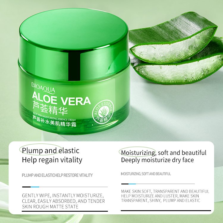 BIOAQUA Korean Natural Aloe Vera Skin Care Anti Acne Collagen eyeCream Beauty Facial Cleanser Moisturizing Face cream lotion