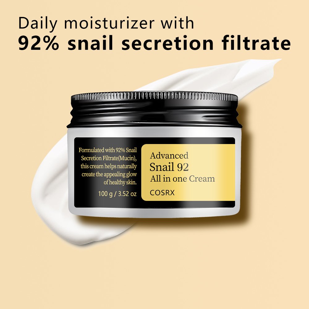 100g Advanced Snail 92 All In One Cream Premium Tone-up Moisturizing Face Cream