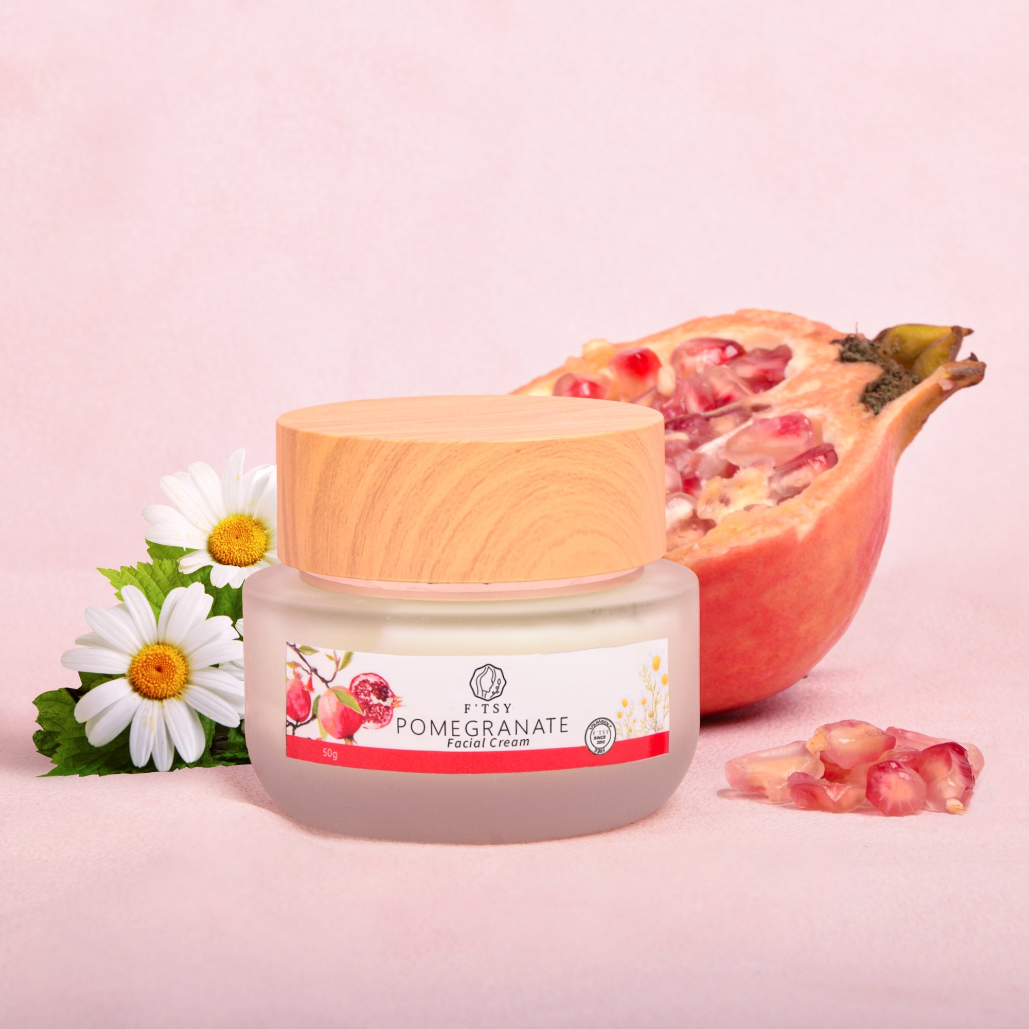 OEM Skin Care Red Pomegranate Cream Moisturizer Hydrating Rejuvenating Anti-aging Brightening Face Cream
