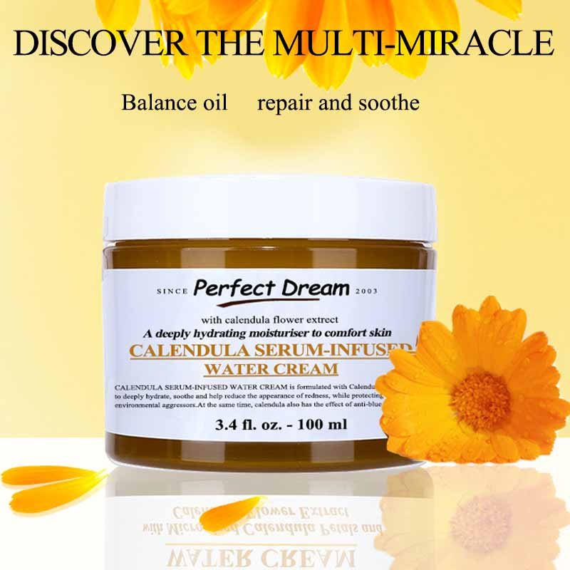 Acne Treatment High Quality Calendula Plant Serum Removing Oil Control Face Cream Female Support Oil Free OEM/ODM Moisturizer