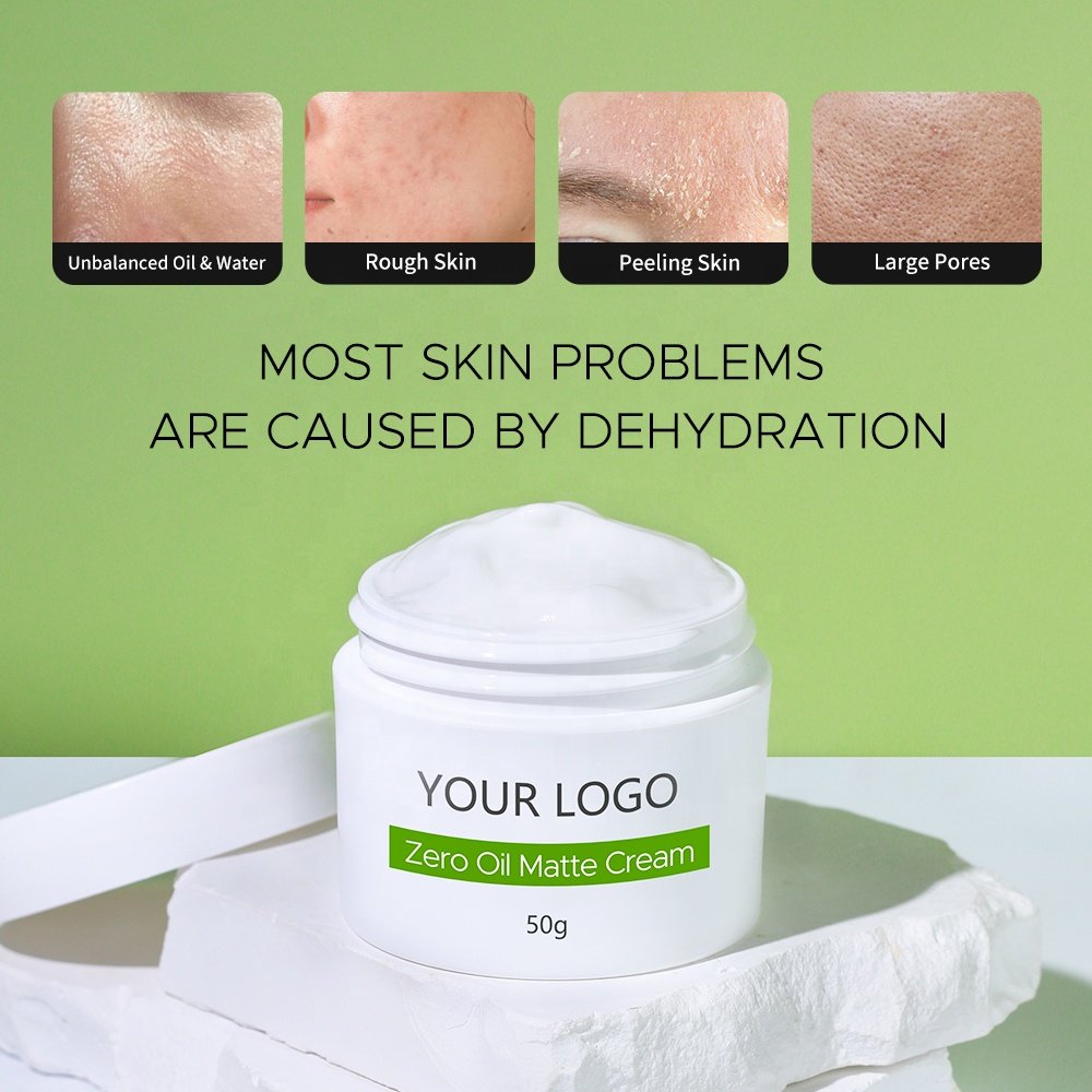 Custom Smooth Plump Skin Cream Oil Control Moisturizing Zero Oil Matte Face Cream & Lotion