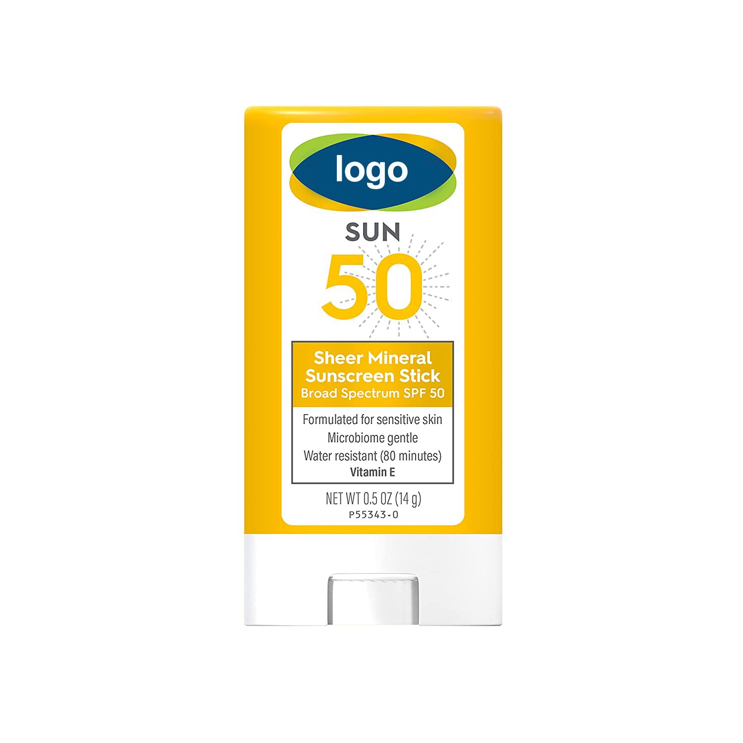 Private Label 15G Vegan Sunscreen Stick Sunblock Spf 50 Reef Safe Glow Moisturizing Waterproof UV Face Sunscreen Stick