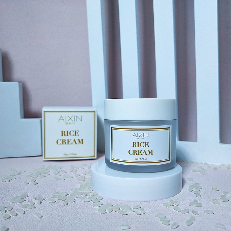 BLIW Private Label Beauty Collagen Anti Aging Wrinkle Dark Spot Remover Rice Water Moisturizer Whitening Face Cream Rice Cream
