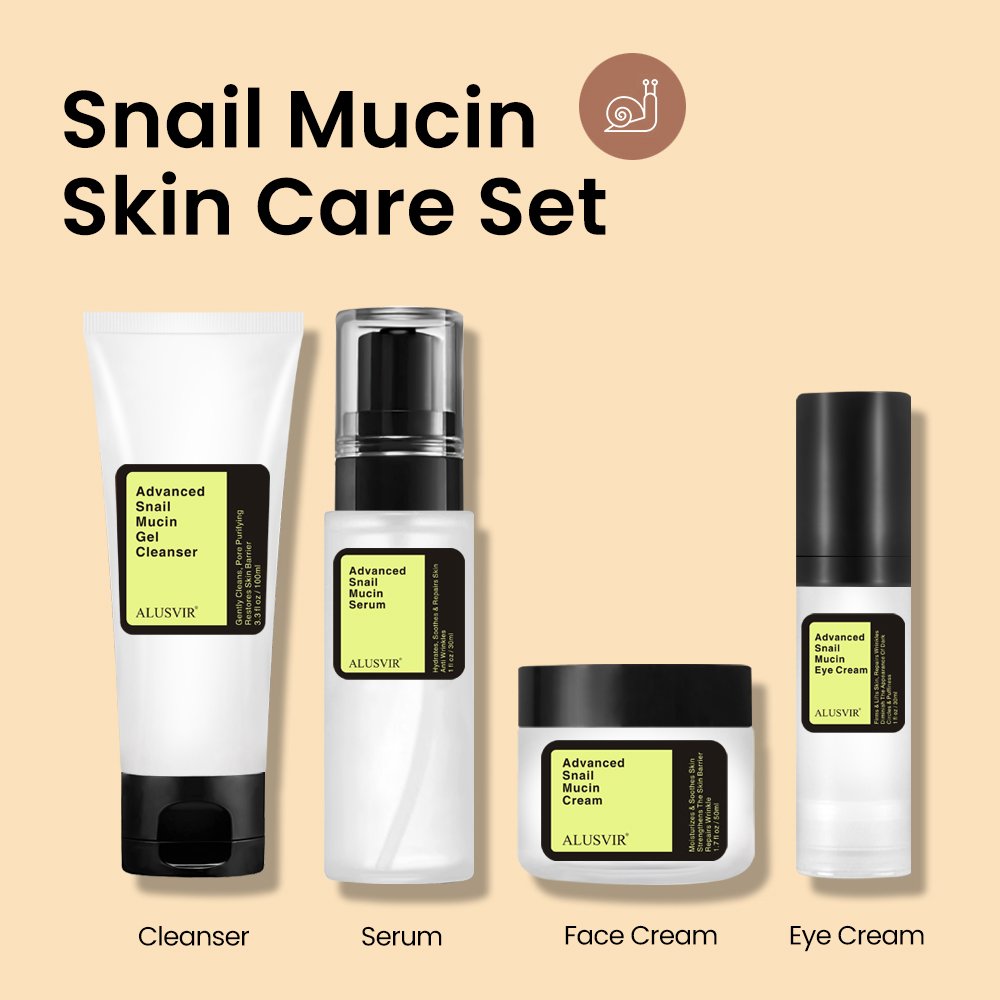 In Stock Snail Mucin Skin Care Products Private Label Natural Women Face Moisturizer Anti Aging Wrinkles Firm Lift Face Cream