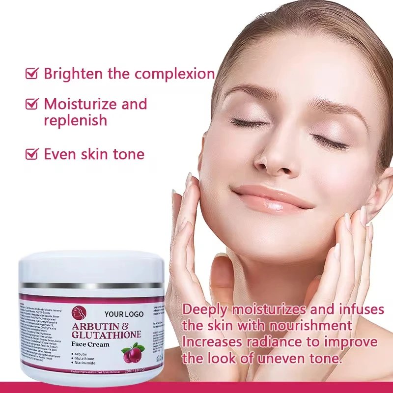 OEM Arbutin Face Cream Whitening Bleaching Dark Spots Glowing And White Skin Body Care Set Creams Kojic Acid Cream