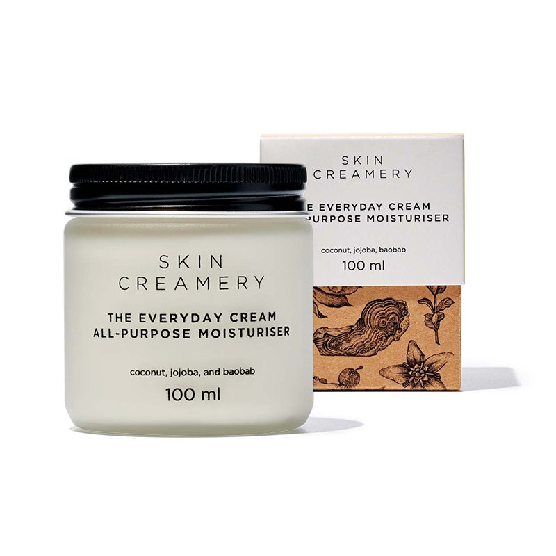 Organic Natural All-Purpose Moisturiser Everyday Cream Jar 100ml Luxury For Face And Body