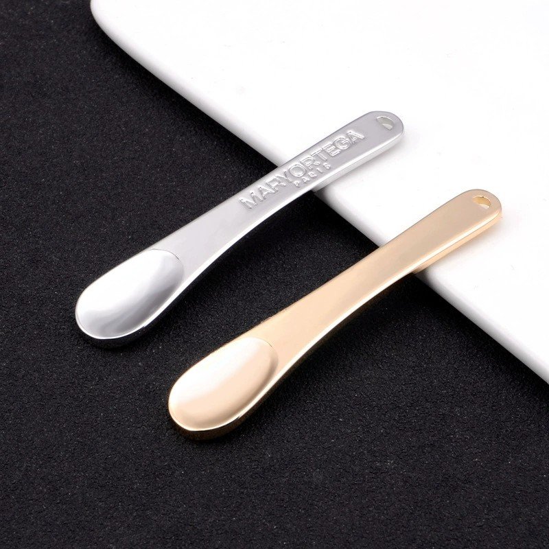 Custom Metal Spatula Face Cream Mask Mixing Spoon Cosmetic Spatulas Makeup Spoon