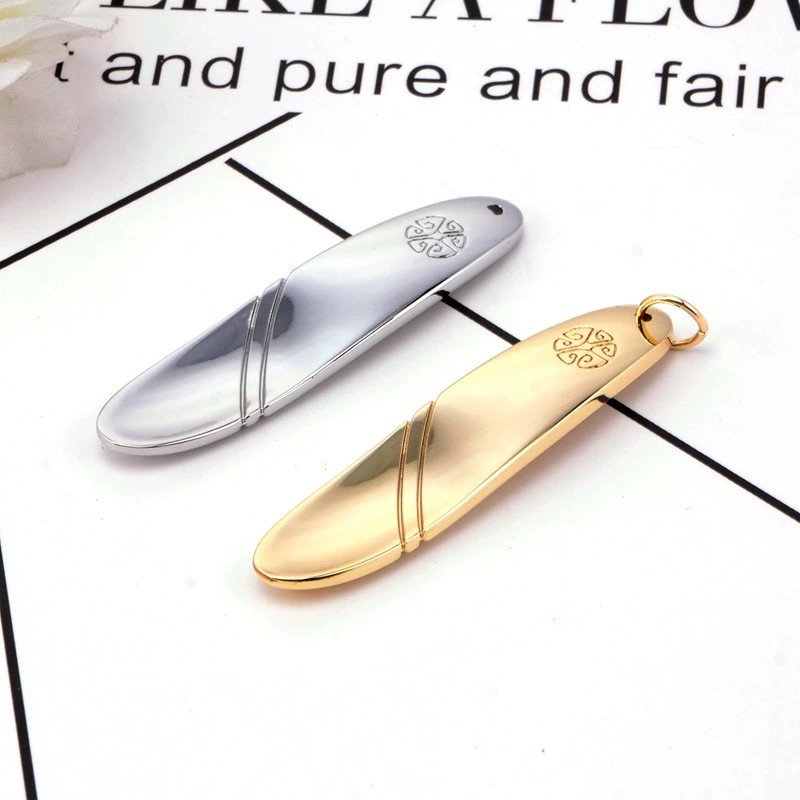 Custom Metal Spatula Face Cream Mask Mixing Spoon Cosmetic Spatulas Makeup Spoon