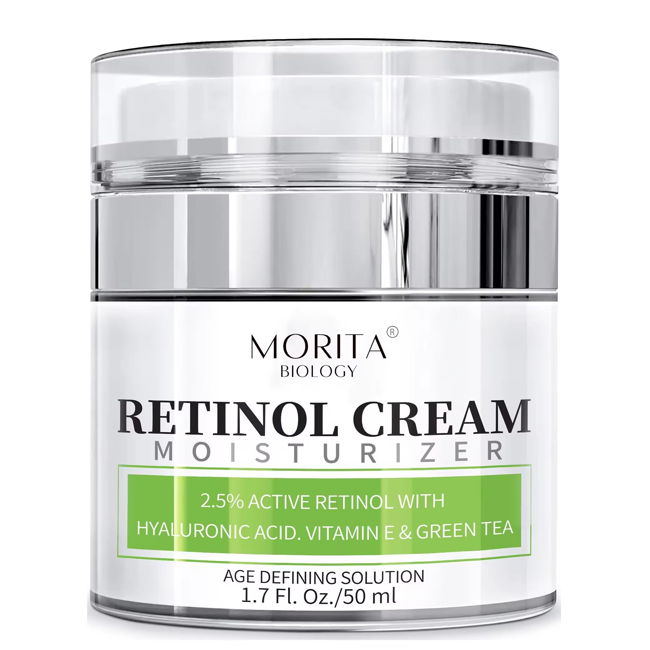 High Quality Face Cream Sulfate-free Anti-wrinkle & Moisturizing and Green Tea & Retinol Organic Vegan Face Cream