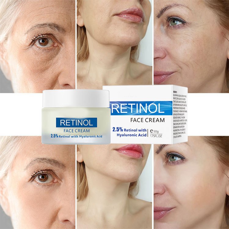 Private Label Retinol Anti Aging Facial Cream Anti Wrinkle Collagen Retinol Face Cream with Hyaluronic Acid