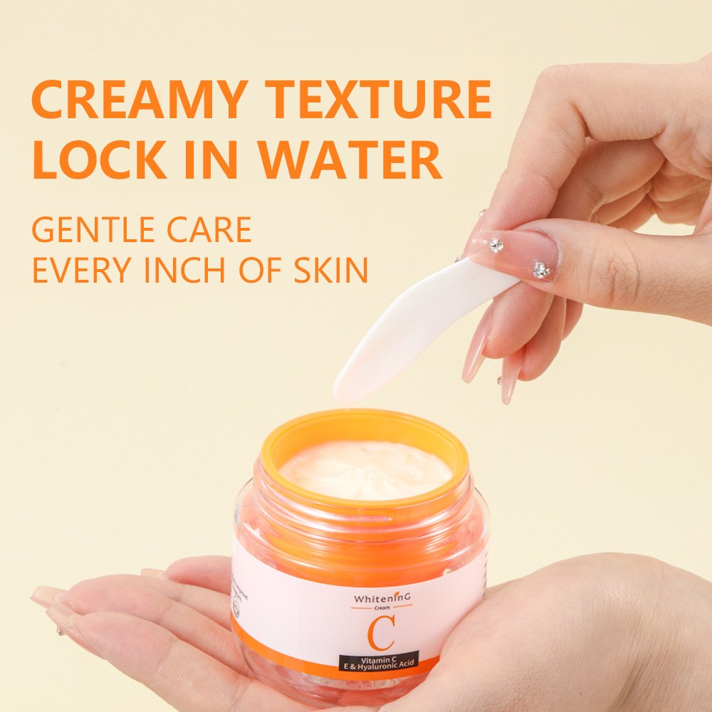 OEM Vitamin C Acne Treatment Face Cream Anti Aging Moisturizing Whitening Radiance Facial Cream