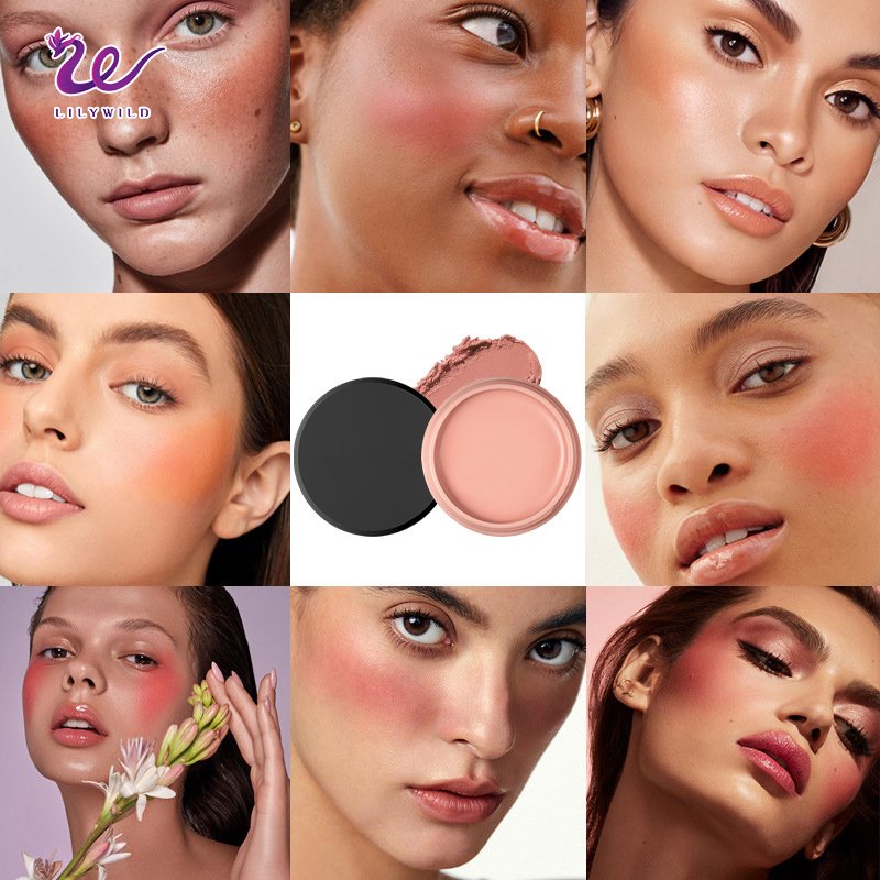 Lilywild Pigment Luxury Private Label Face balm Creamy Cheek Tint Vegan Custom Cream Blush on Make Up