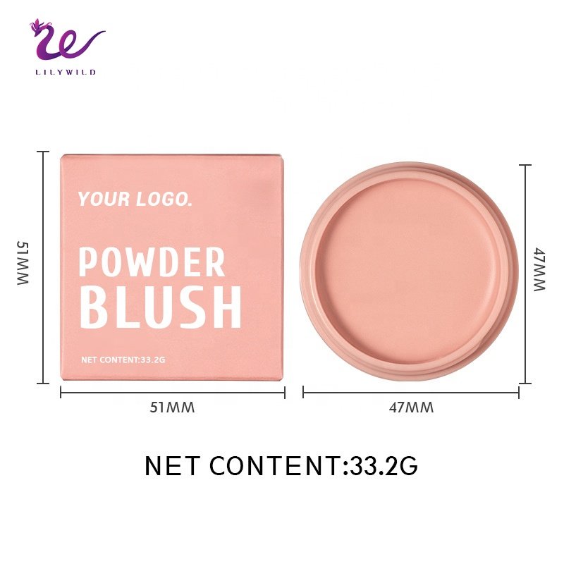 Lilywild Pigment Luxury Private Label Face balm Creamy Cheek Tint Vegan Custom Cream Blush on Make Up