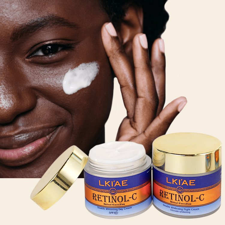 Private Label 50g Face Lotion Anti-Aging Moisturizing Face Fade The Nascent Lines Soft Skin Face Cream With Retinol OEM