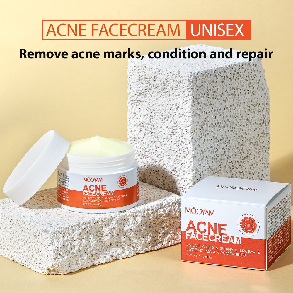 Acne Treatment Cream Anti Acne Face Cream Pimple Removal Spots Oil Control Shrink Pores Moisturizing Skin Care Cream