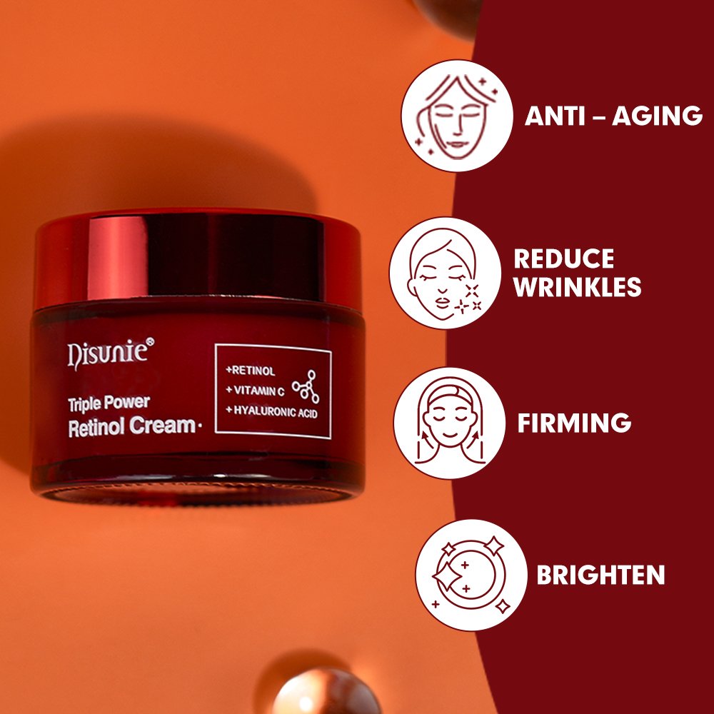Best Anti Aging Triple Power Retinol Face Cream With Vitamin C For Antiage Antiwrinkle Moisturising Creme Face OEM Facial Creams
