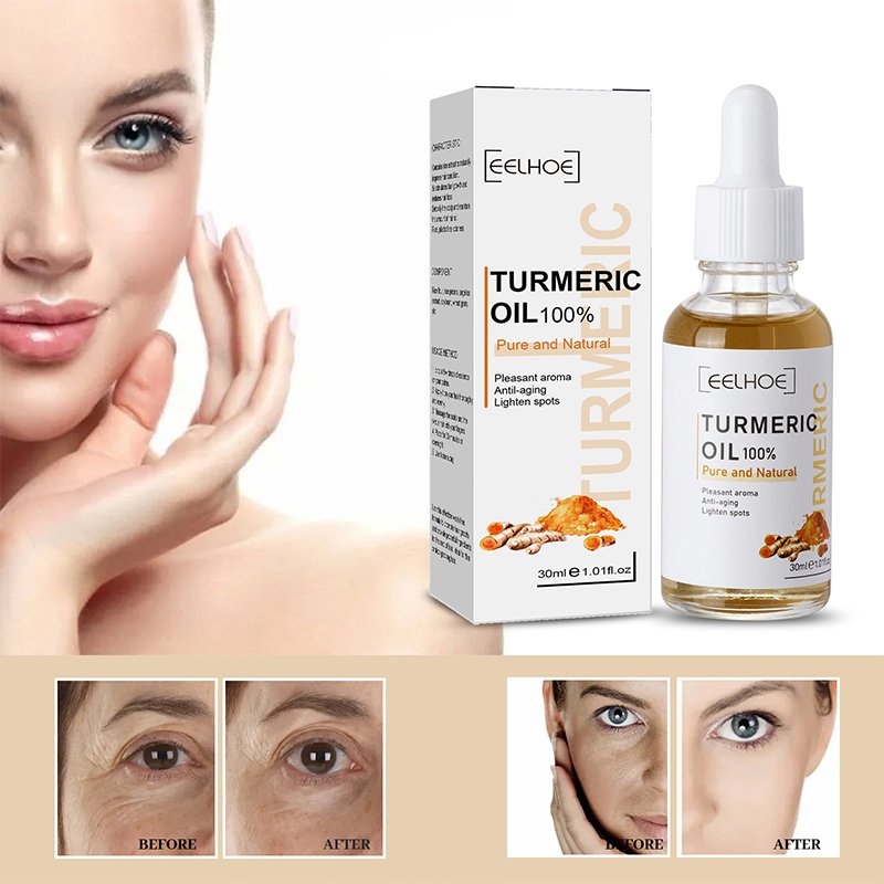 Hydrate Dull Dry Skin Face Body Melasma Treatment Essence Turmeric Dark Spot Corrector Remover Serum
