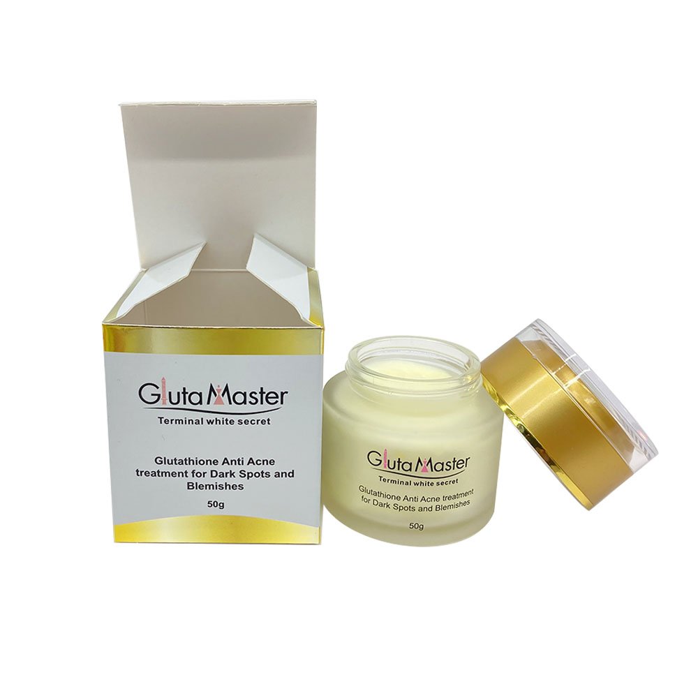 Gluta Master Natural Whitening Anti Acne Treatment Face Cream with Glutathio Removal Pigmentation for Dark Spots and Blemishes