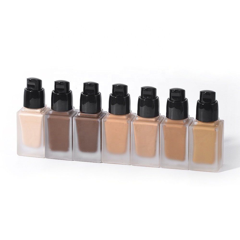 Vegan Make up Foundation Women High Quality for Black Female Full Coverage Oil Free Liquid Matte Foundation 3 Years Regular Size